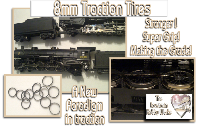 N Scale Traction Tires - The Lovetrain Hobby Works