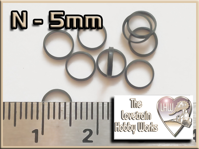 N Scale 5mm Traction Tires - The Lovetrain Hobby Works