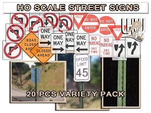 HO Scale Signs Variety Pack 2
